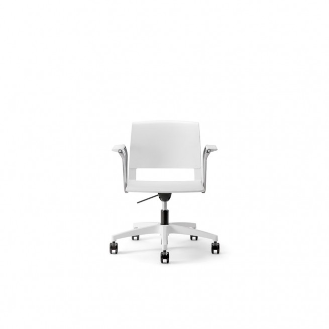 Scaun operativ Nahu Essential Clio Plastic White 03